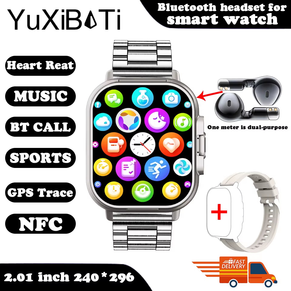 Fusionbeat™ 2-In-1 Smartwatch & TWS Earbuds – Wear the Future on Your Wrist