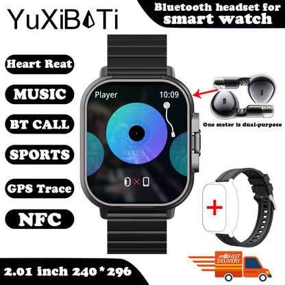 Fusionbeat™ 2-In-1 Smartwatch & TWS Earbuds – Wear the Future on Your Wrist