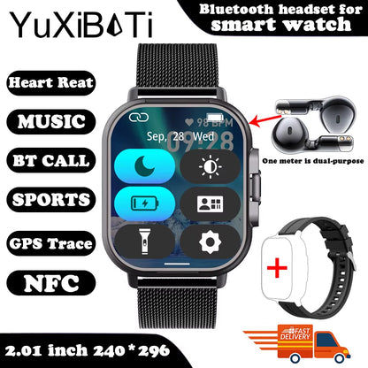 Fusionbeat™ 2-In-1 Smartwatch & TWS Earbuds – Wear the Future on Your Wrist