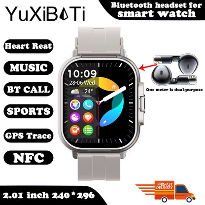 Fusionbeat™ 2-In-1 Smartwatch & TWS Earbuds – Wear the Future on Your Wrist