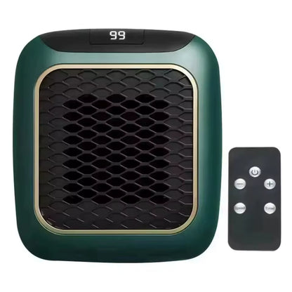 800W Mini Heater for Home Small Bathroom Heating Fans Wall Mounted PTC Ceramic Electric Heater with Remote Control Household
