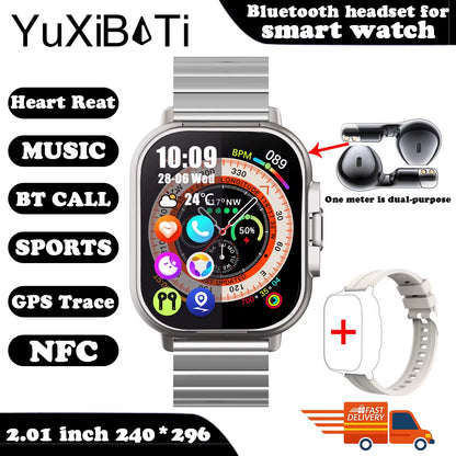 Fusionbeat™ 2-In-1 Smartwatch & TWS Earbuds – Wear the Future on Your Wrist
